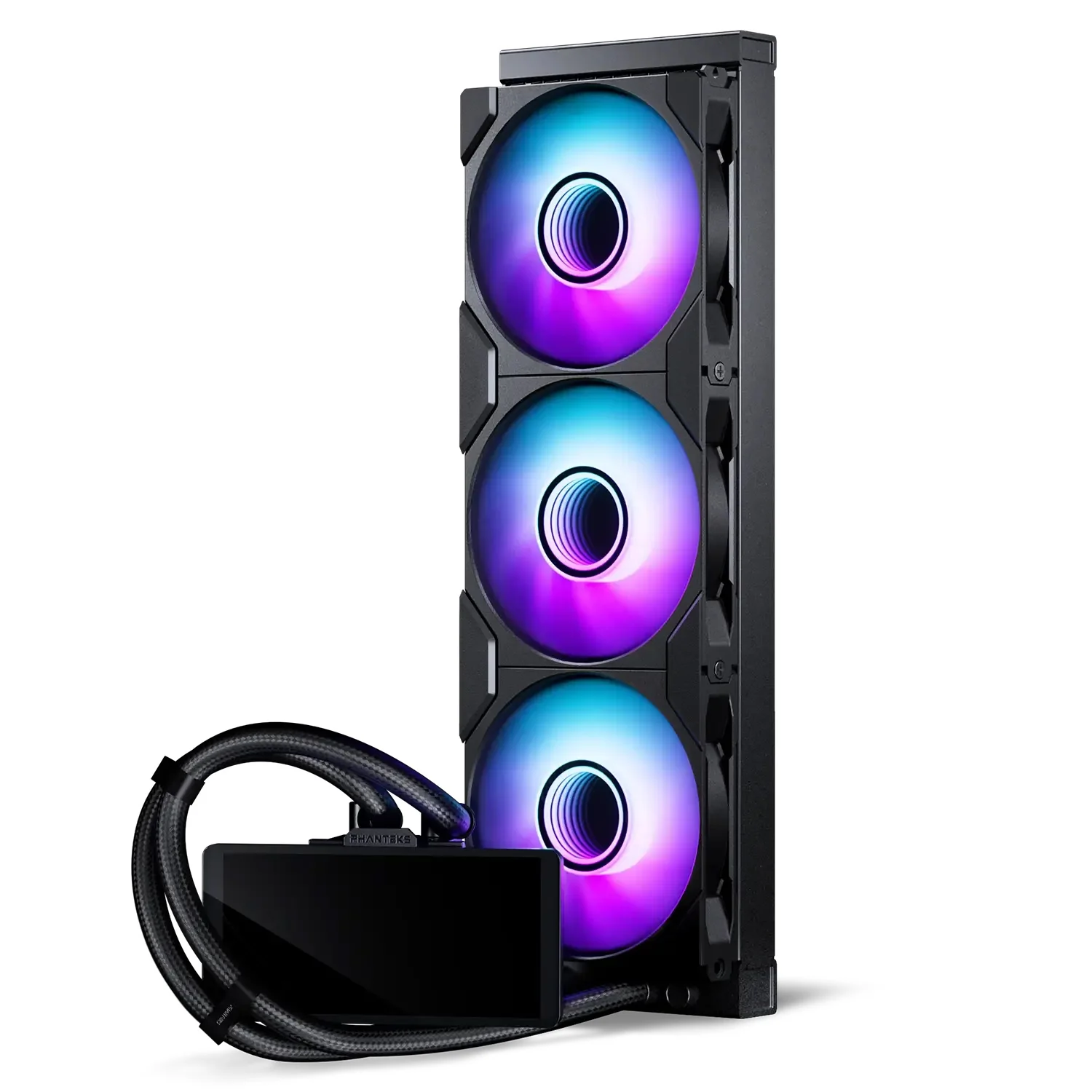 Phanteks Glacier One 360M25G2-LCD All in One Liquid CPU Cooler, Black - Image 2