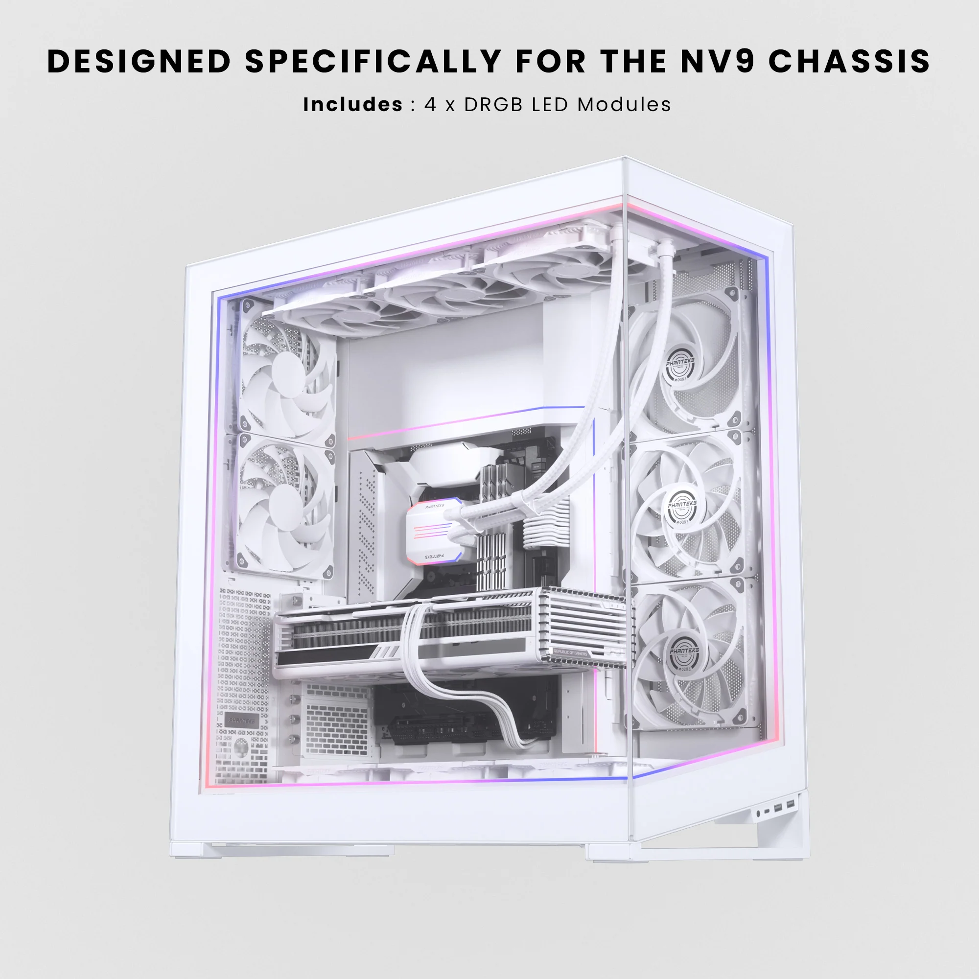 Phanteks NV9 Premium DRGB Kit - White - Image 2